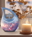 Pink Butterfly Urn