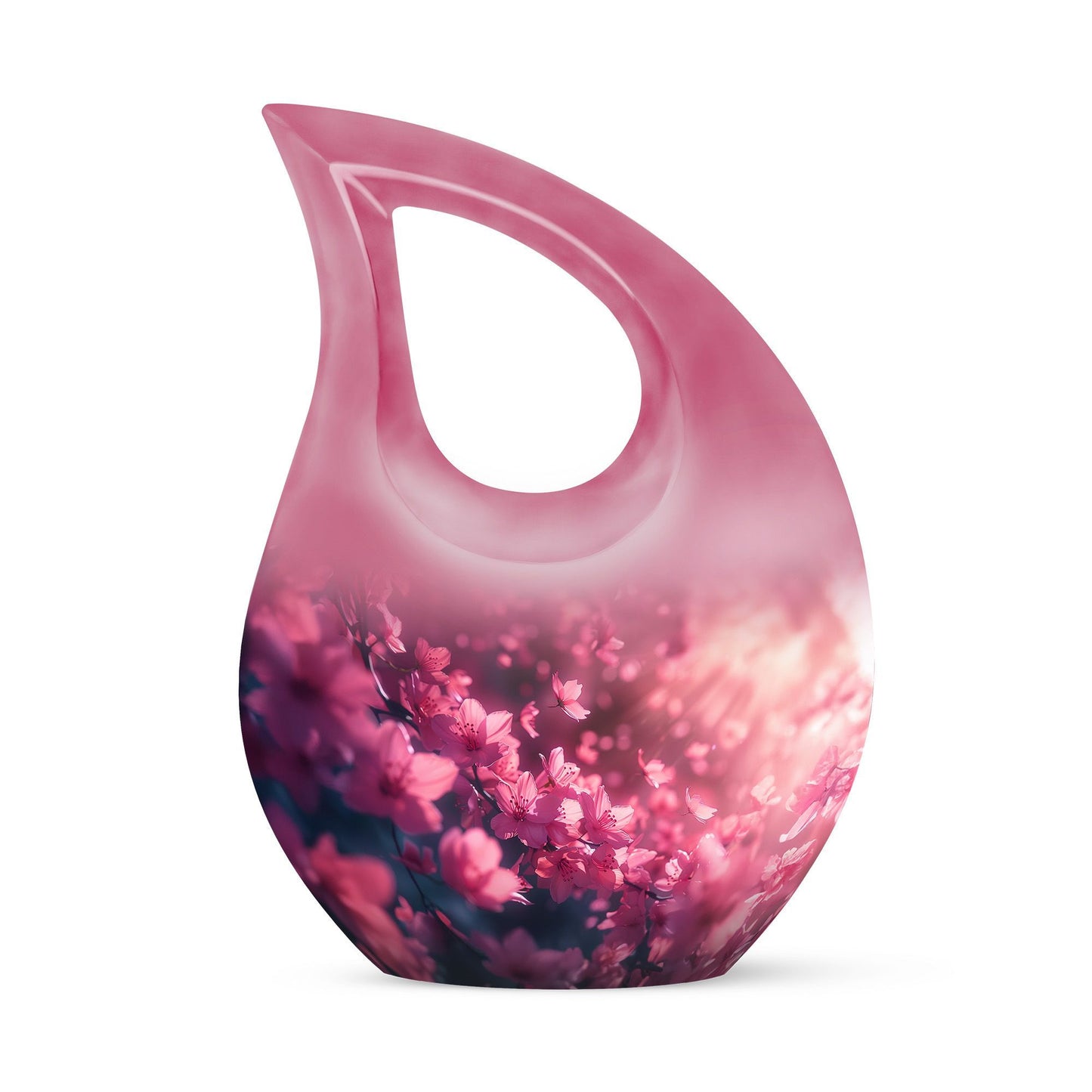 Pink Butterfly urn