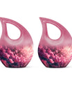 Pink Butterfly urn