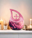 Pink Butterfly urn