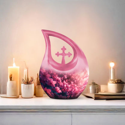 Pink Butterfly urn