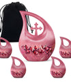 Pink Butterfly Urn