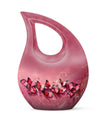 Pink Butterfly Urn