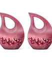 Pink Butterfly Urn
