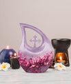 Medium-sized Pink Butterfly Urn