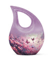 Pink Butterfly Extra Large Urn