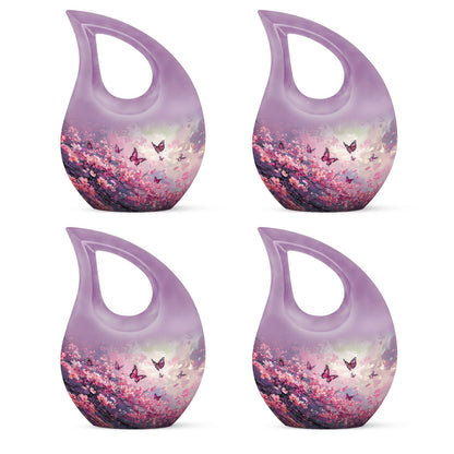 Pink Butterfly Extra Large Urn