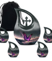 Purple Butterfly Memorial Urn