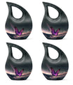 Purple Butterfly Memorial Urn