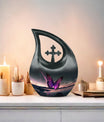 Purple Butterfly Memorial Urn