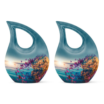 Small Urn Set of 2 -3