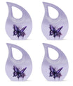 Large 10-inch Purple Butterfly urn