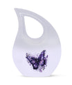 Purple Butterfly Cremation Urn