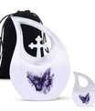 Purple Butterfly Cremation Urn