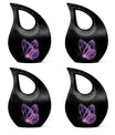 Affordable Purple Butterfly Cremation Urn