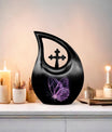 Affordable Purple Butterfly Cremation Urn