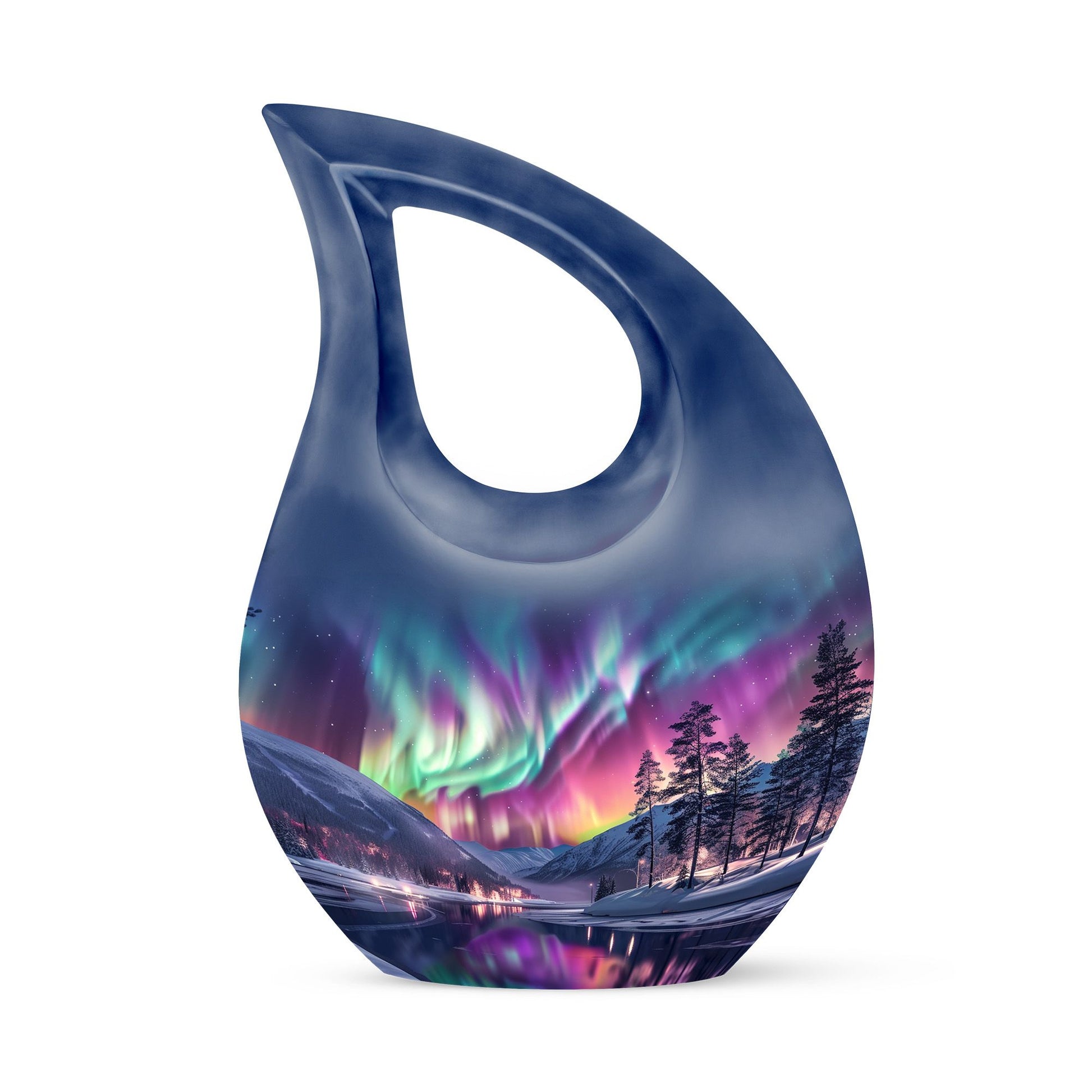 Large 10-inch Aurora urn