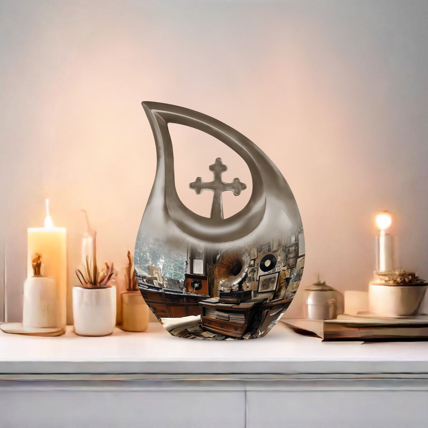 Large Gramophone Urn