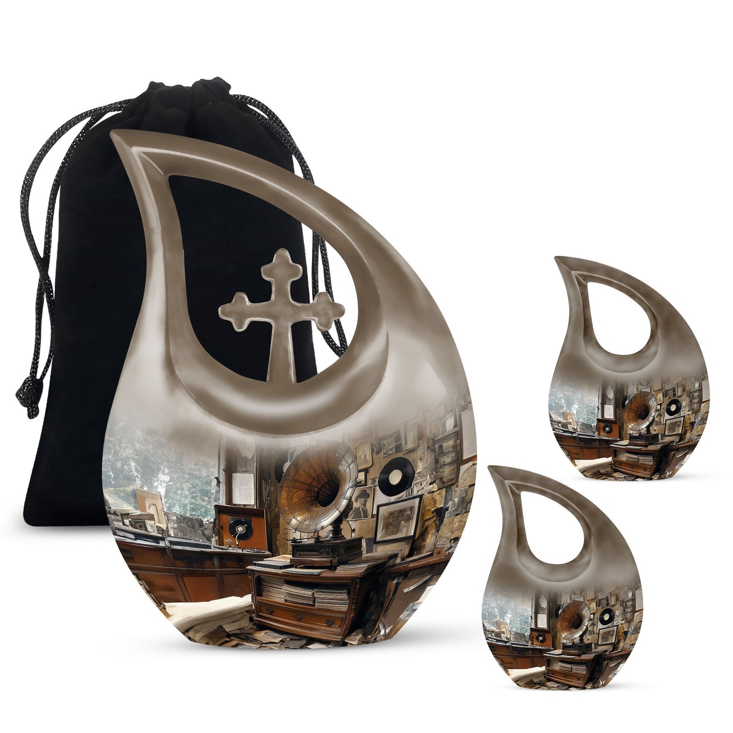 Large Gramophone Urn