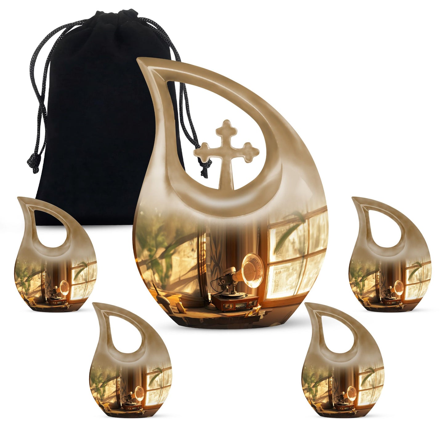 Gramophone Mini Urn