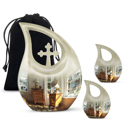 10-inch Gramophone-themed Cross Drop 