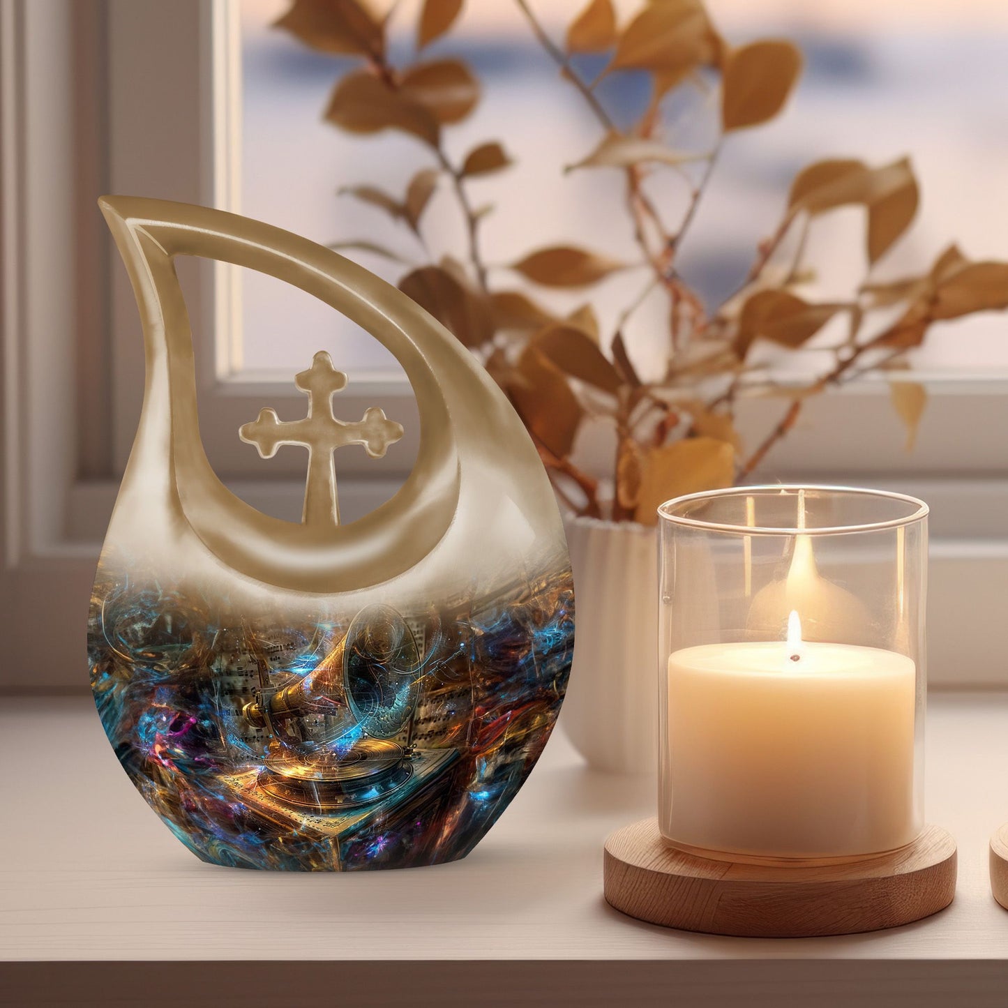 10-inch Gramophone Urn, 