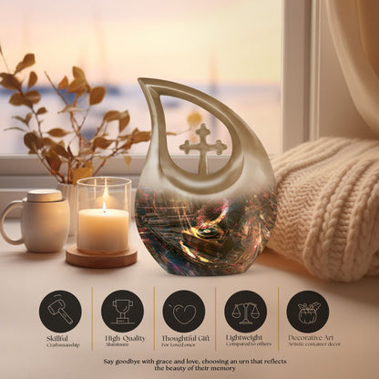 10-inch Gramophone Urn, Cross Drop design 