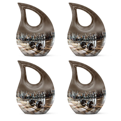 10-inch Dumbles Urn in Cross Drop Design,
