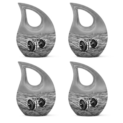 10inch Dumbles Urn with Cross Drop design, 