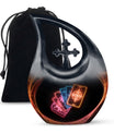 10-inch Tarot Urn with Cross Drop design, perfect Funeral 