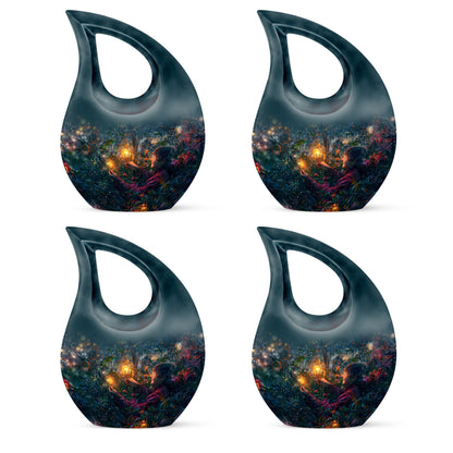 10 inch Tarot urn with Cross Drop design,