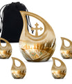 10-inch Tarot Urn with Cross Drop design, 