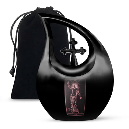 10 inch Tarot-themed custom mom urn 