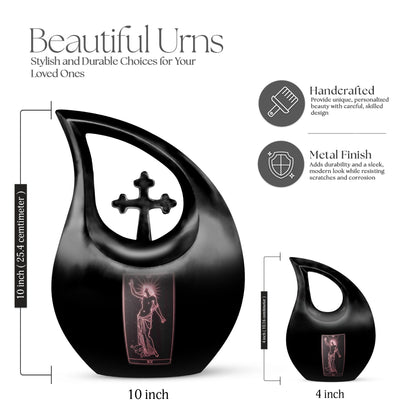 10 inch Tarot-themed custom mom urn 