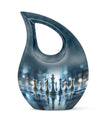  cross drop memorial urn,