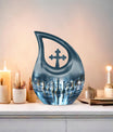  cross drop memorial urn,