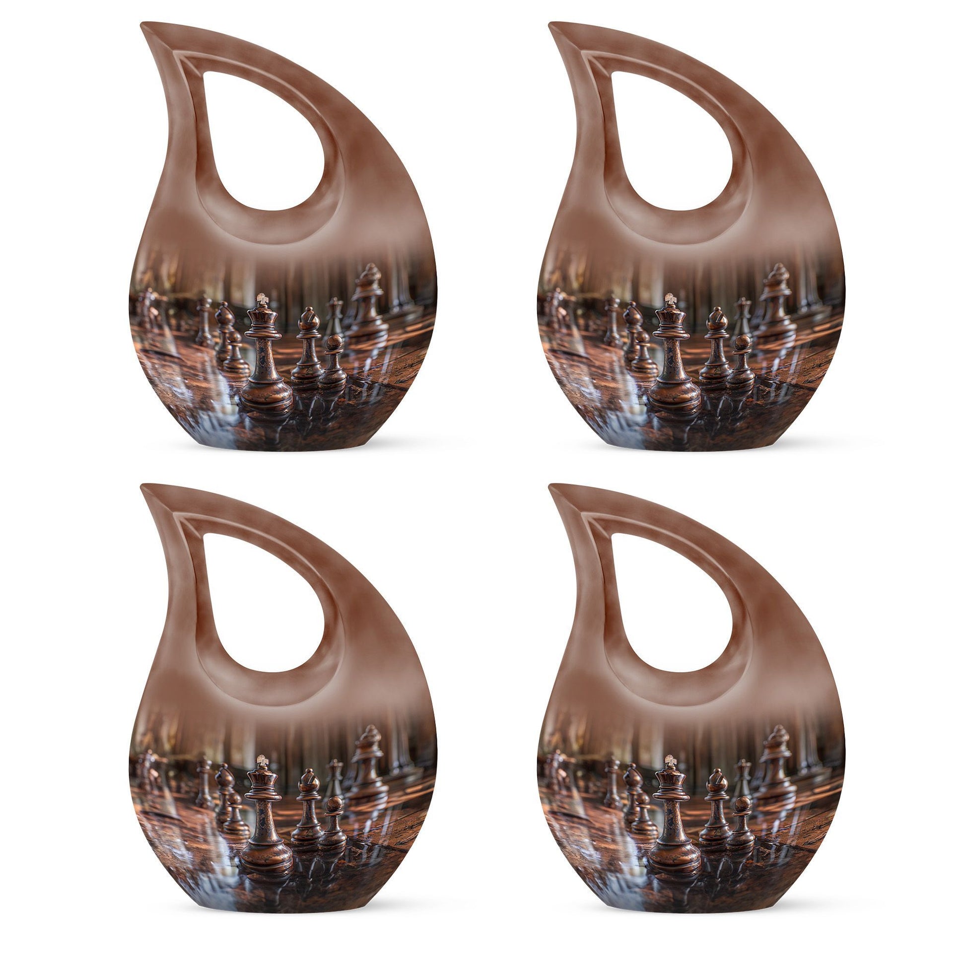 10-inch Chess Themed Cross Drop Design
