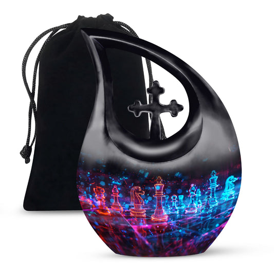 10-inch Extra Large Chess Urn