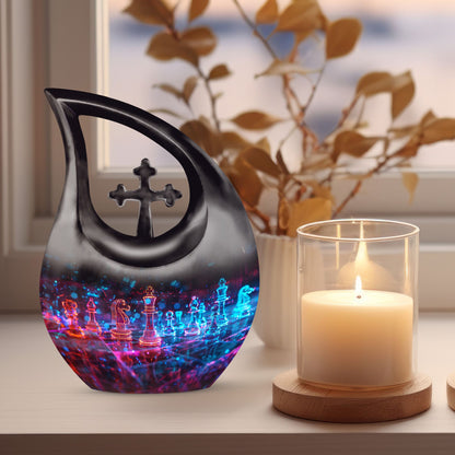10-inch Extra Large Chess Urn