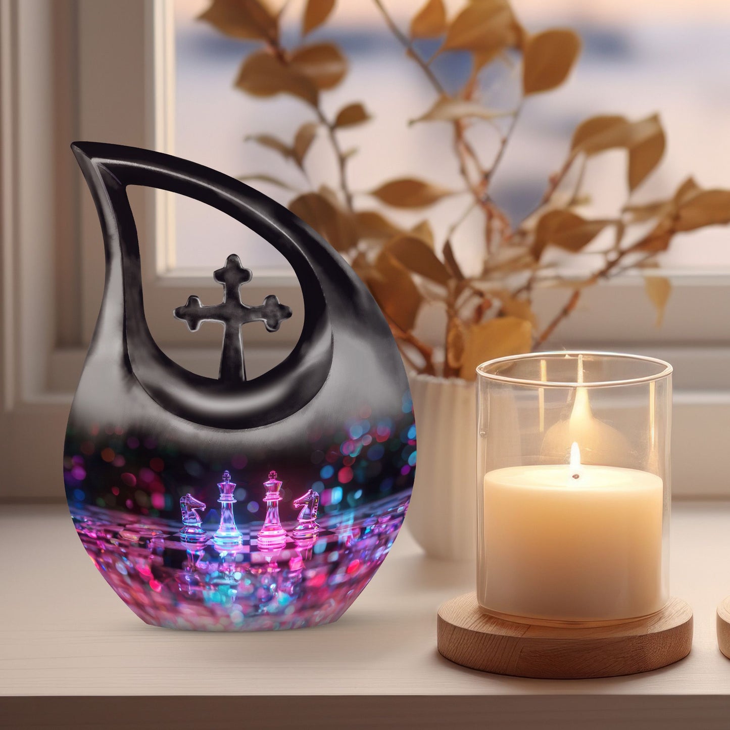  Memorial Chess Urn