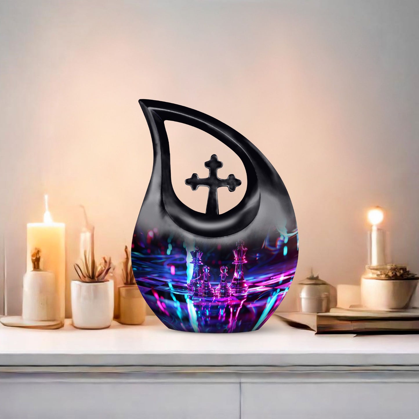 10 inch Chess Urn