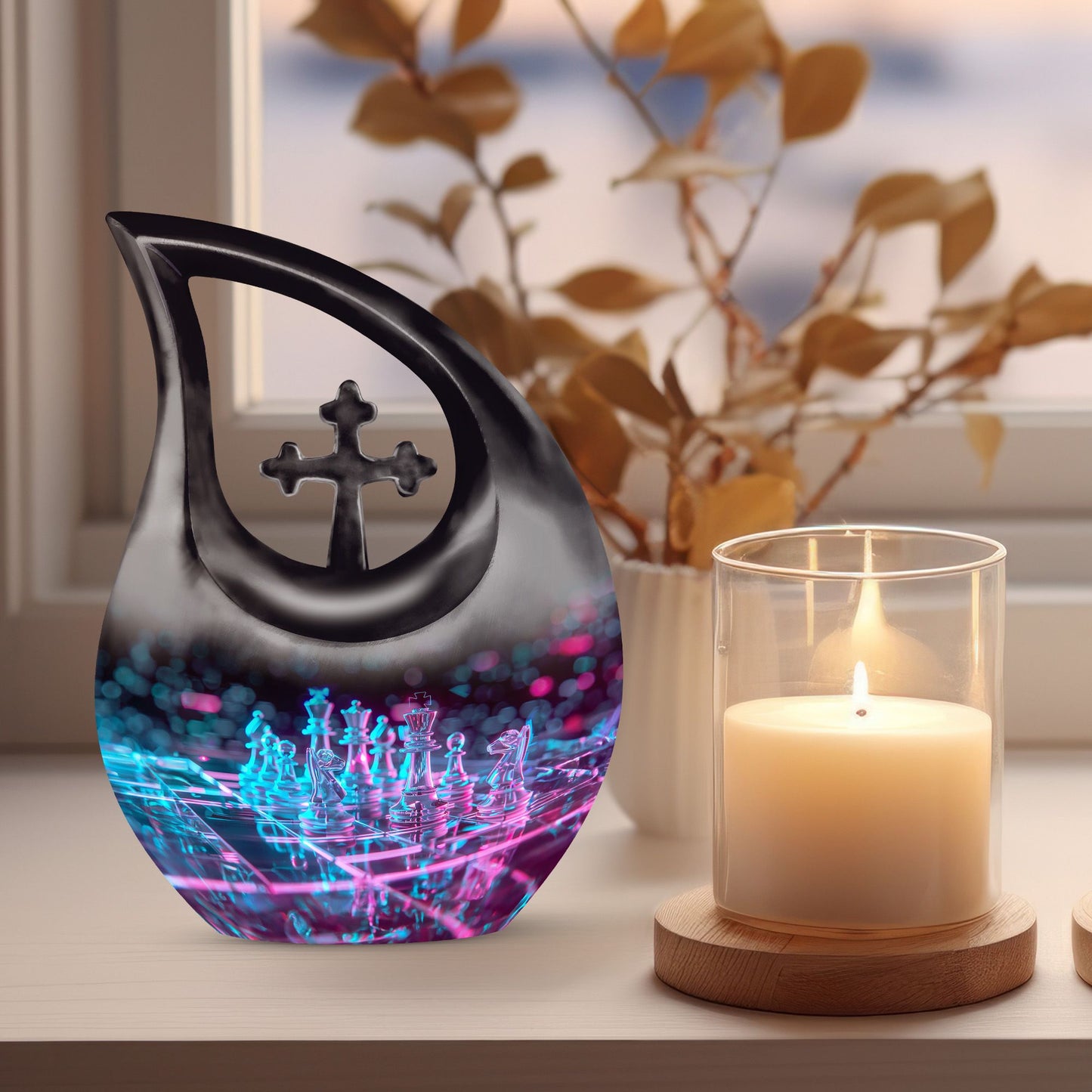 10-inch Chess Urn 