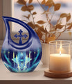 10 Inch Zodiac themed Extra Large Cross Drop Urn 