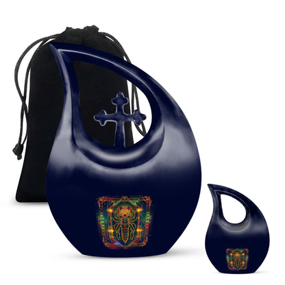 10-inch Zodiac Themed Memorial Urn