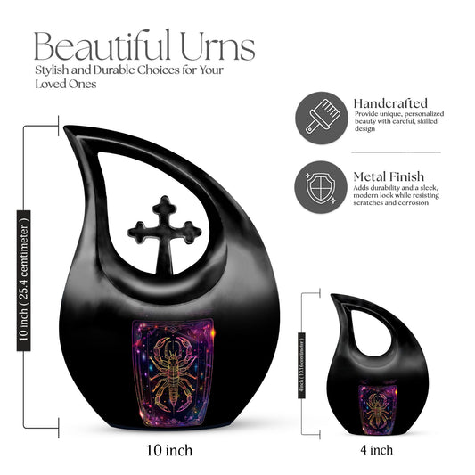 10-inch Zodiac themed Custom Urn 