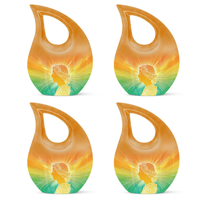 10 inch Zodiac-themed urn featuring
