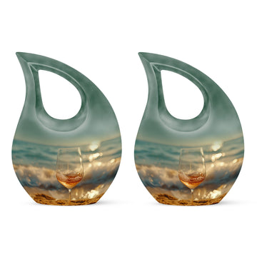 Small Urn Set of 2 -3