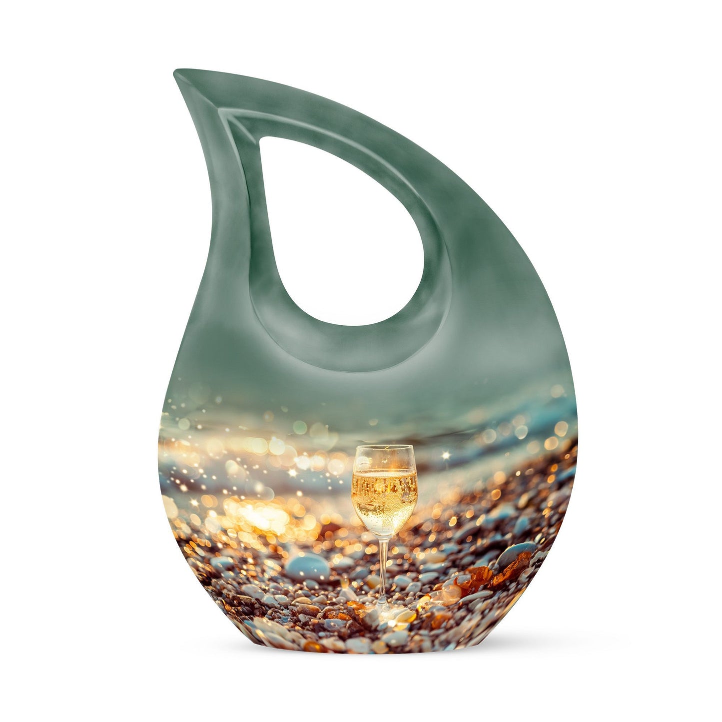  Wine Urn with Cross Drop design, 
