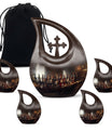  Cross Drop Memorial Urn for Human Ashes,