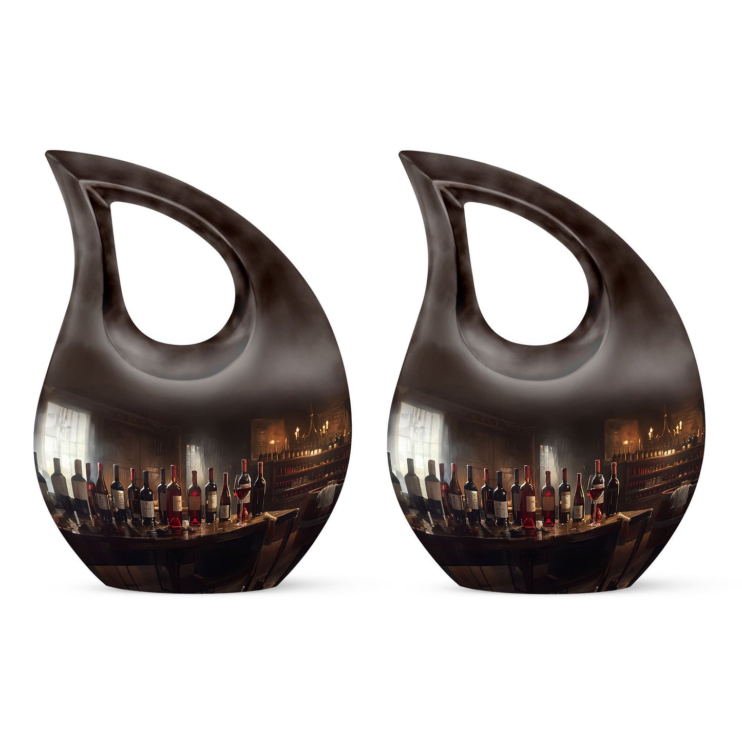  Cross Drop Memorial Urn for Human Ashes,